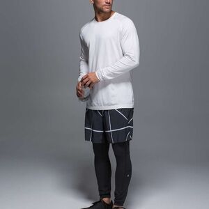 Lululemon Athletica Black and white surge shorts